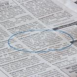 Stellenanzeigen in der Zeitung